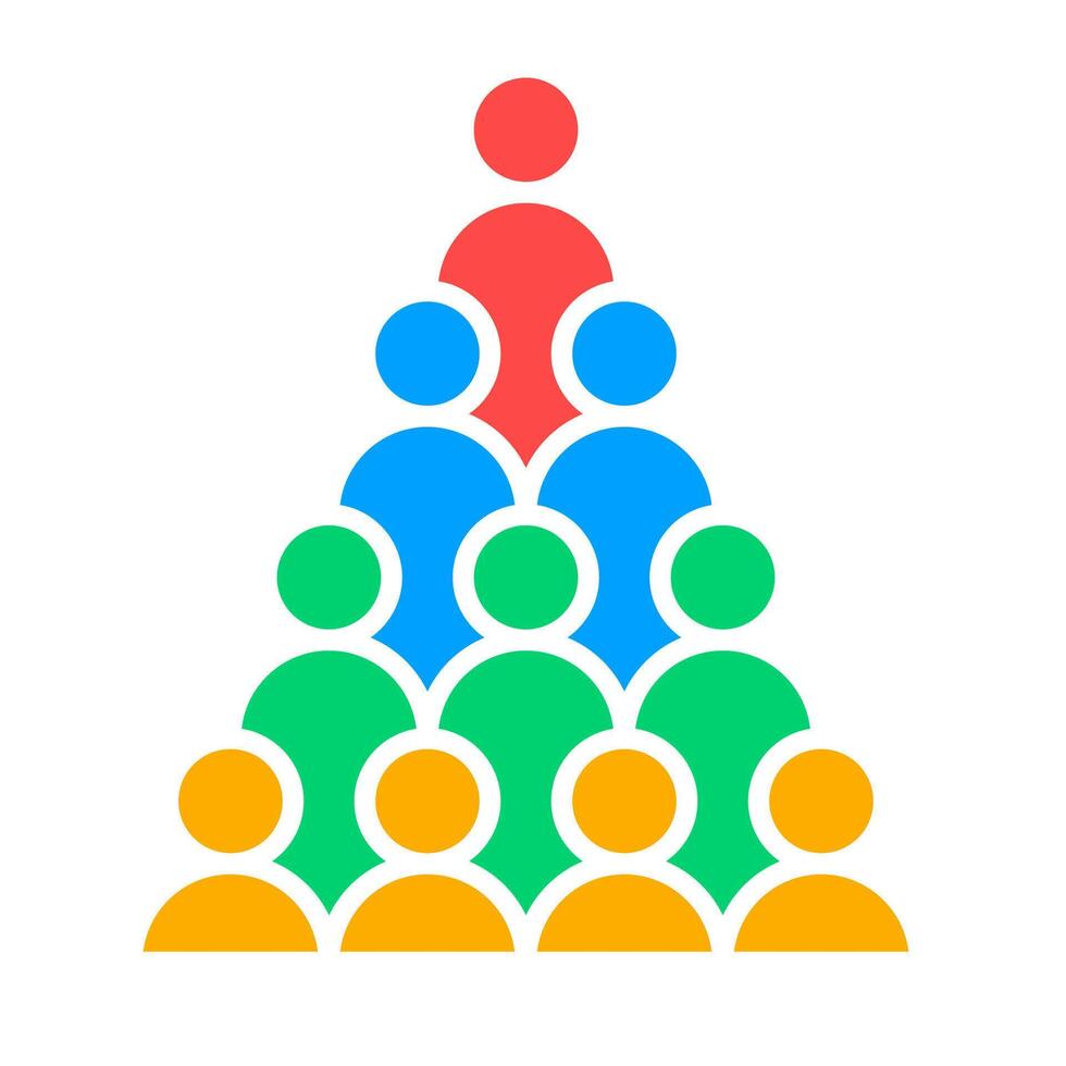 Oganization Icon, team Work Bussines vector