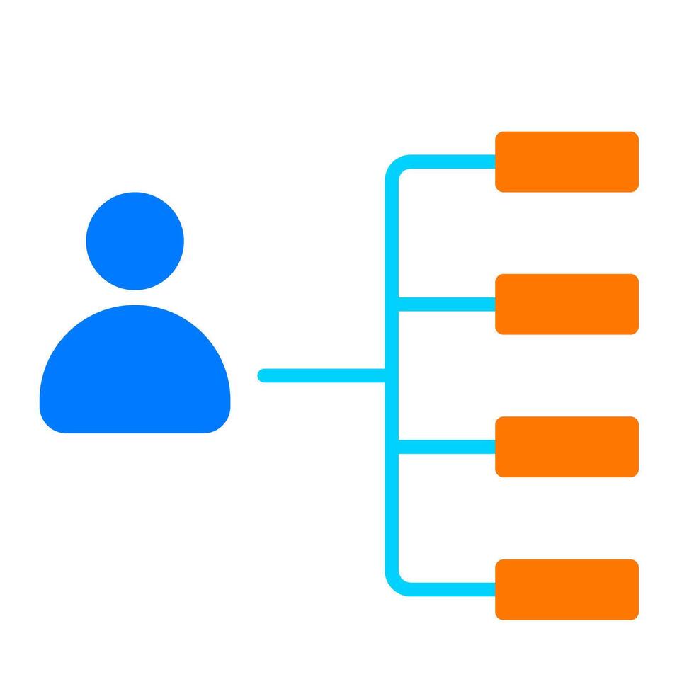 Oganization Icon, team Work Bussines vector