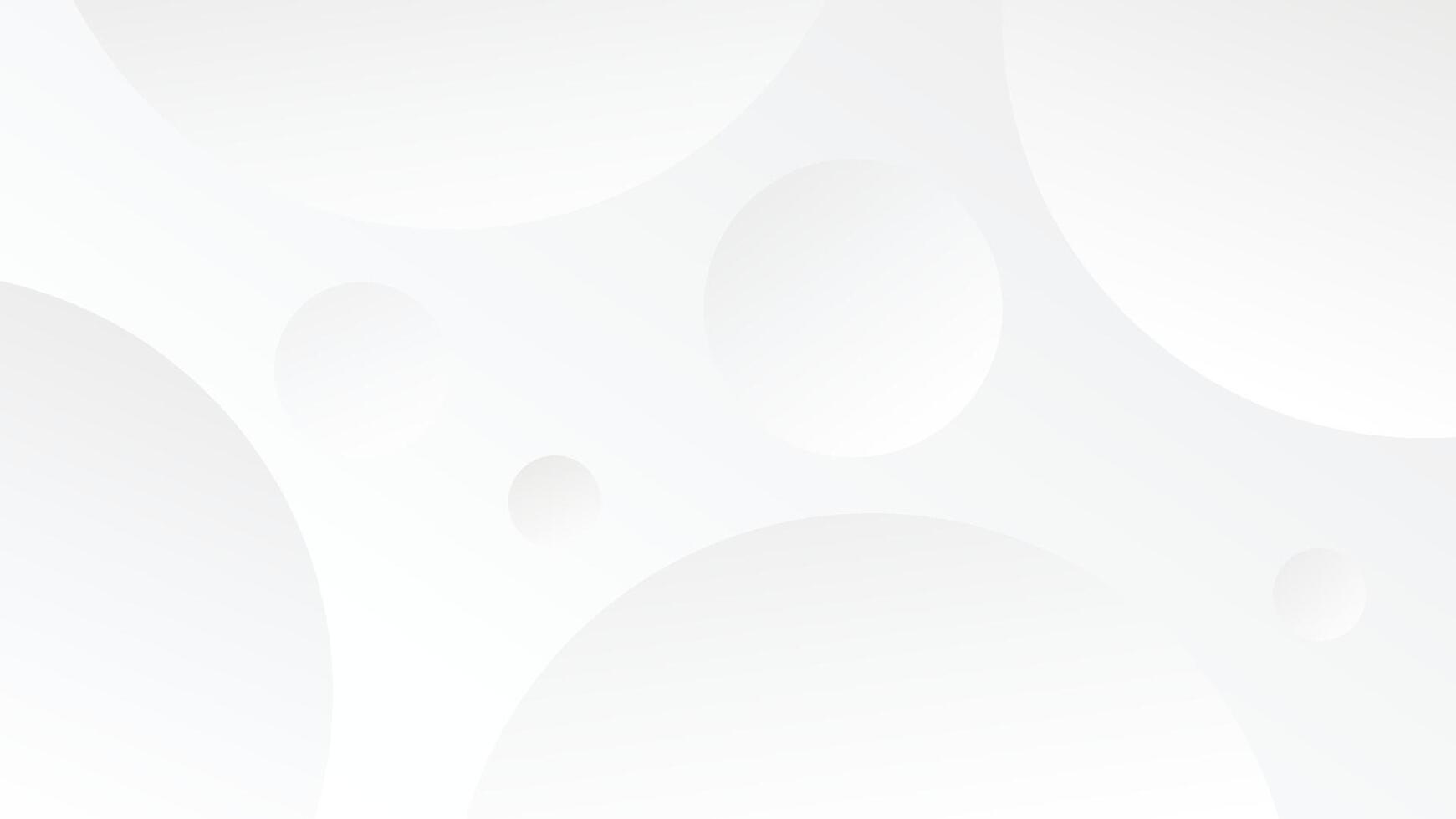 white background with abstract circle decoration vector