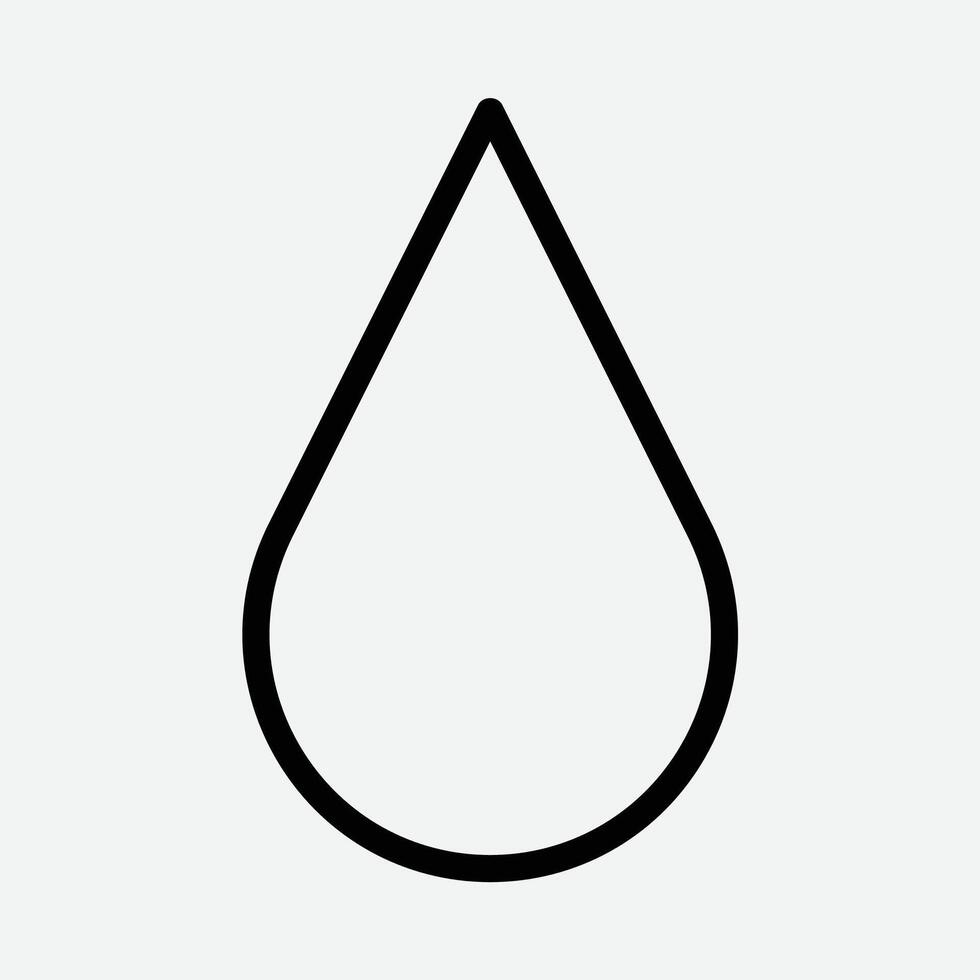 Blood icon in line style vector
