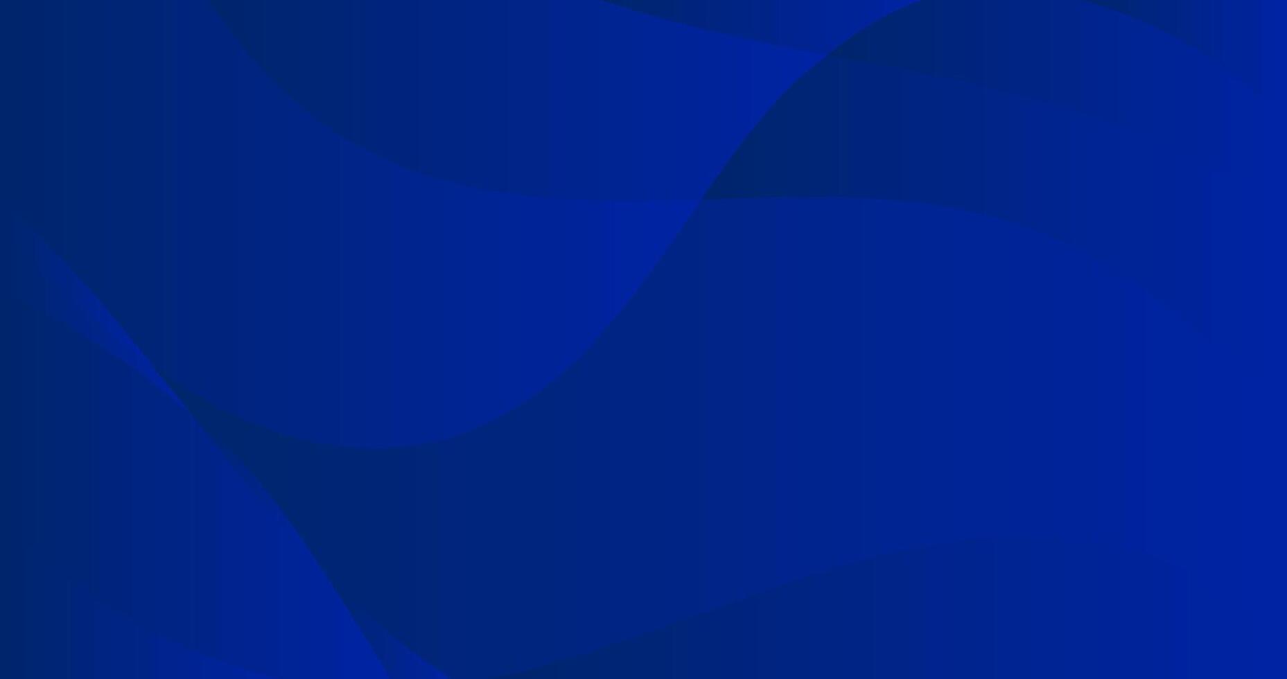 Abstract blue background with curved lines. vector