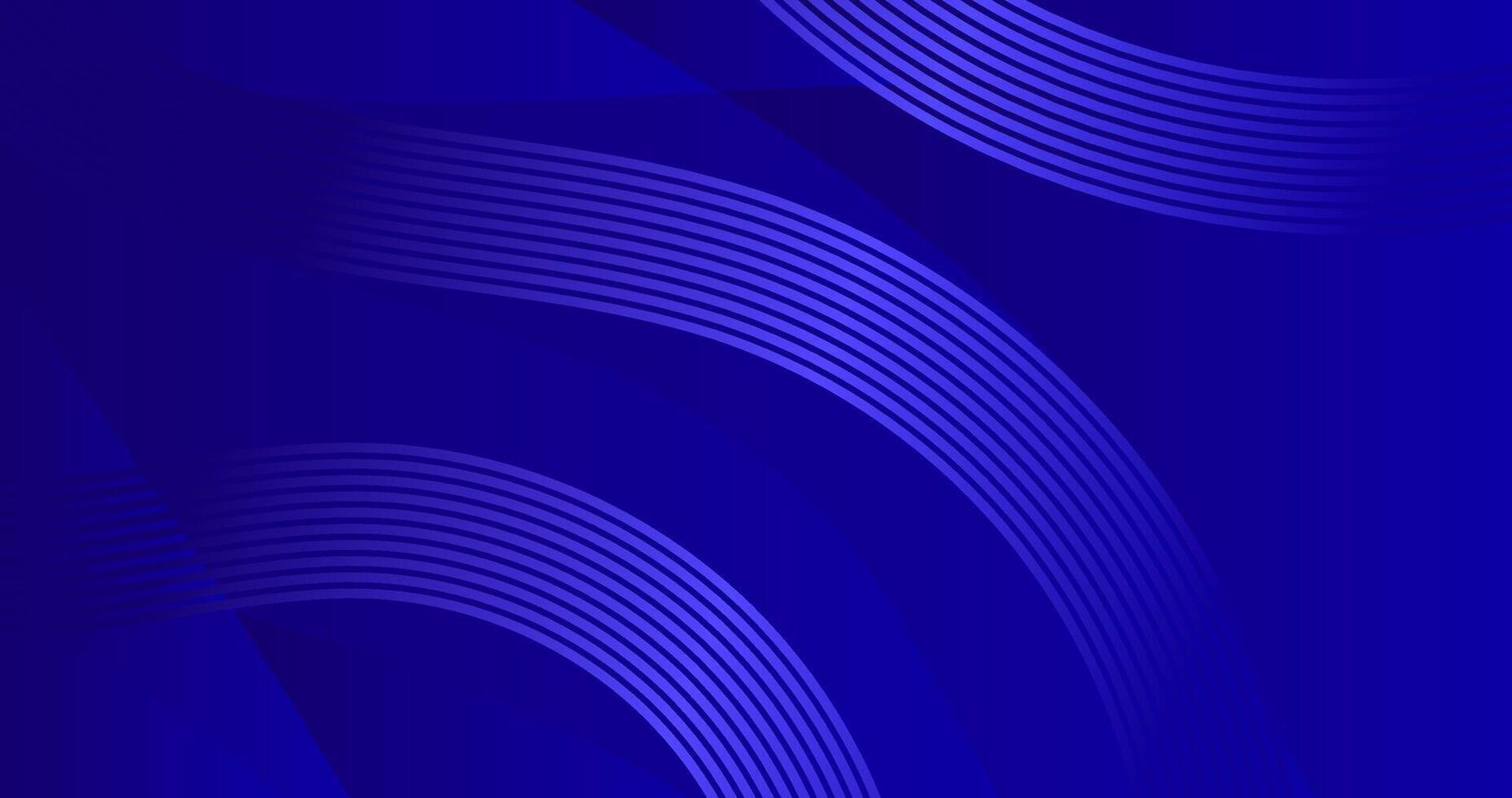 Abstract background with blue stripes and a dark blue background. vector