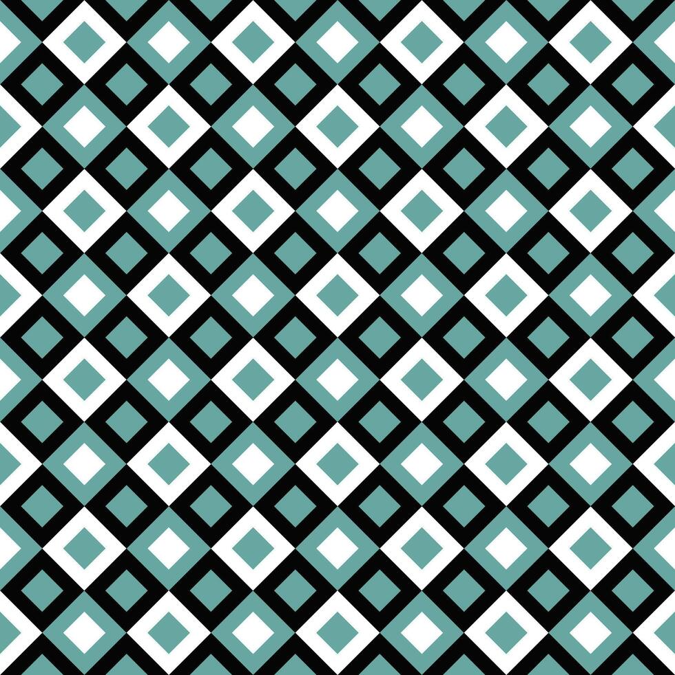 Seamless diagonal geometrical mosaic square pattern background vector