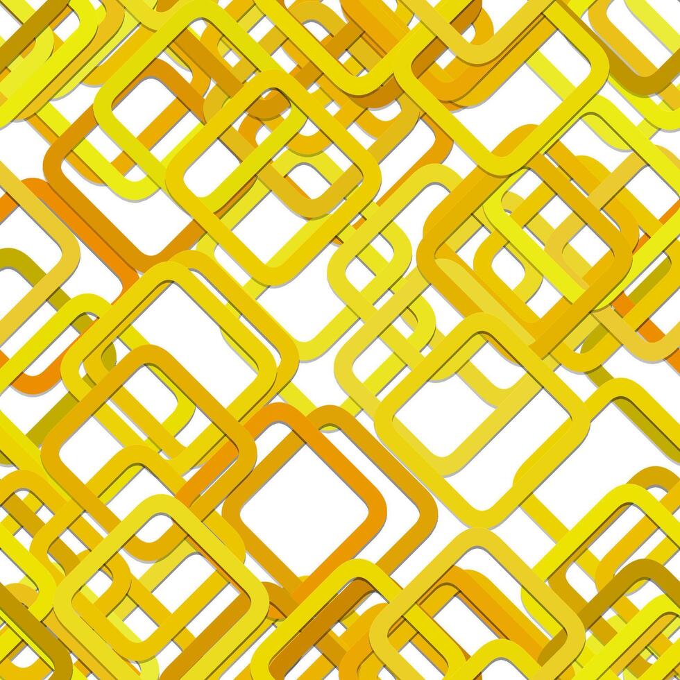 Seamless yellow square pattern vector