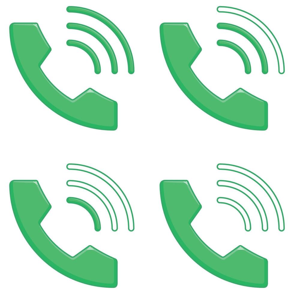 Telephone Volume Ringing Speaking Sound vector