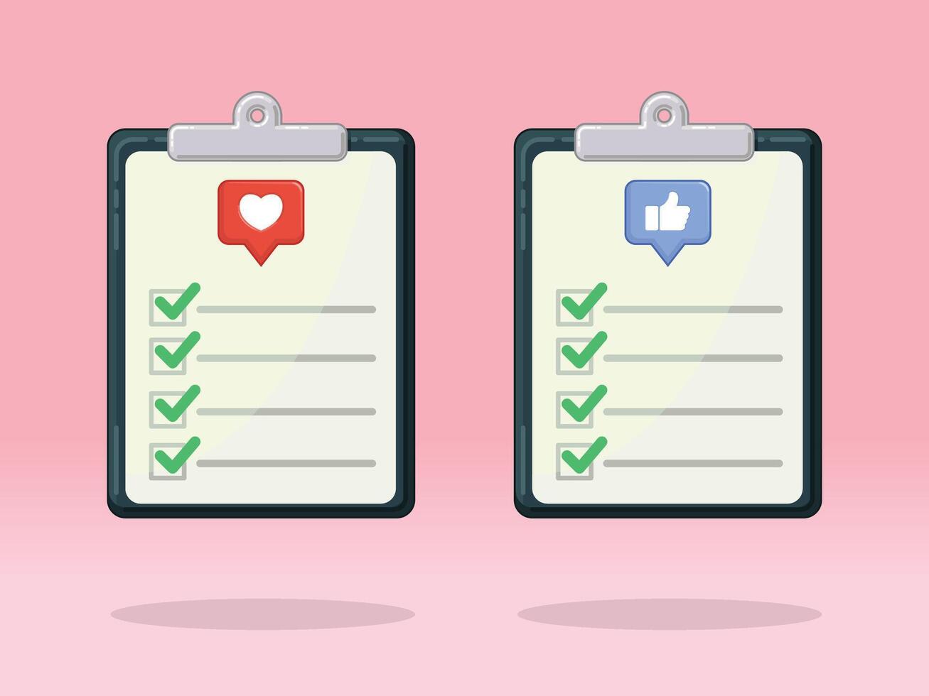 To Do List Like Love Engagements vector