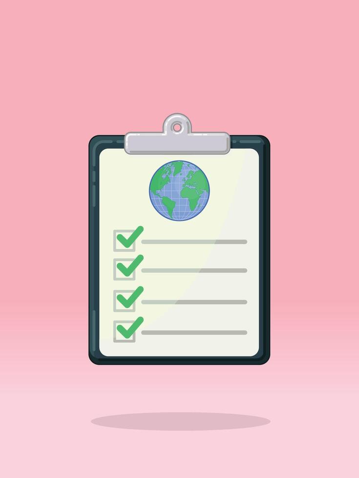To Do List World Global Problems vector