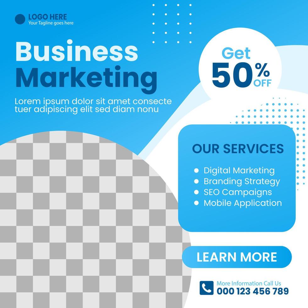 Modern Business Marketing Social Media Banner Template vector