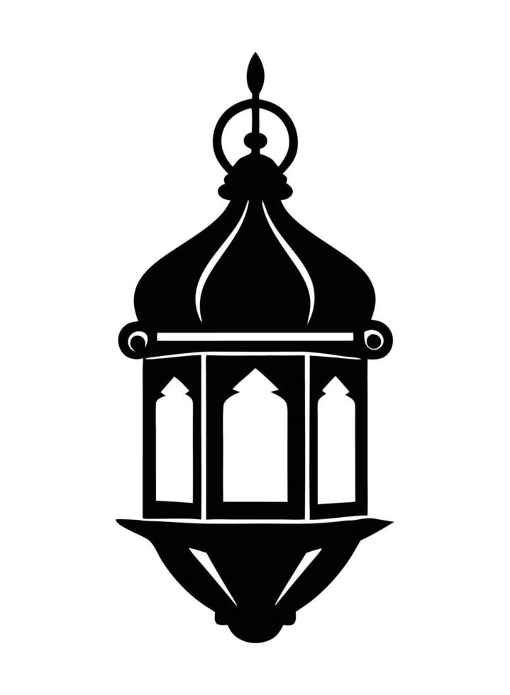Ramadan Kareem theme design Islamic Lantern illustration vector