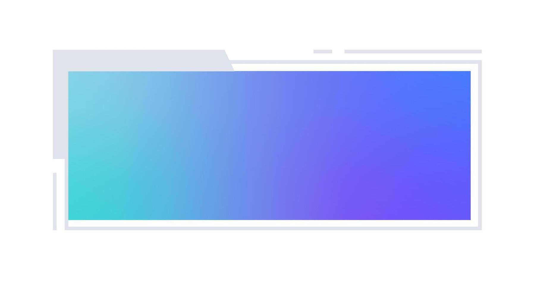 Futuristic element illustration. Colorful lower third overlay. vector