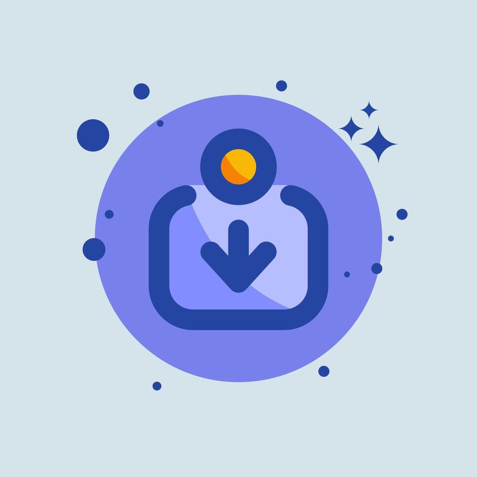 Contribute flat illustration. Support signs illustration. vector