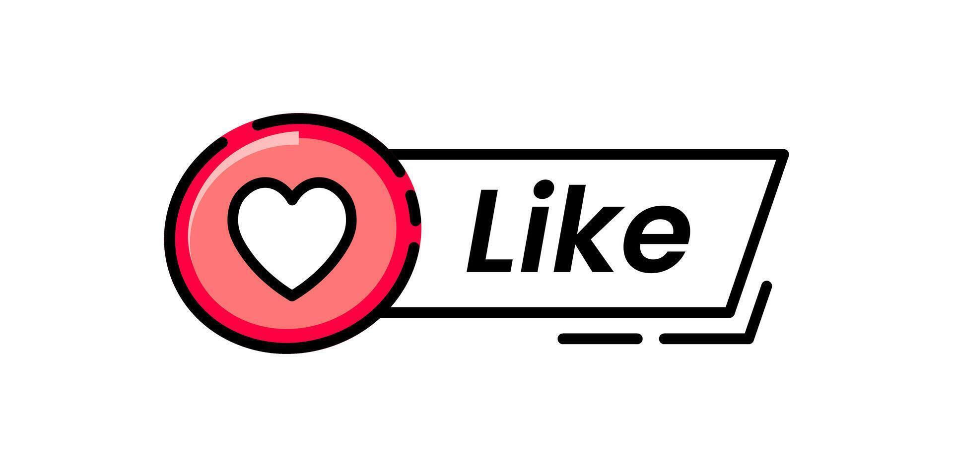 Like social media element. Community concept illustration. vector