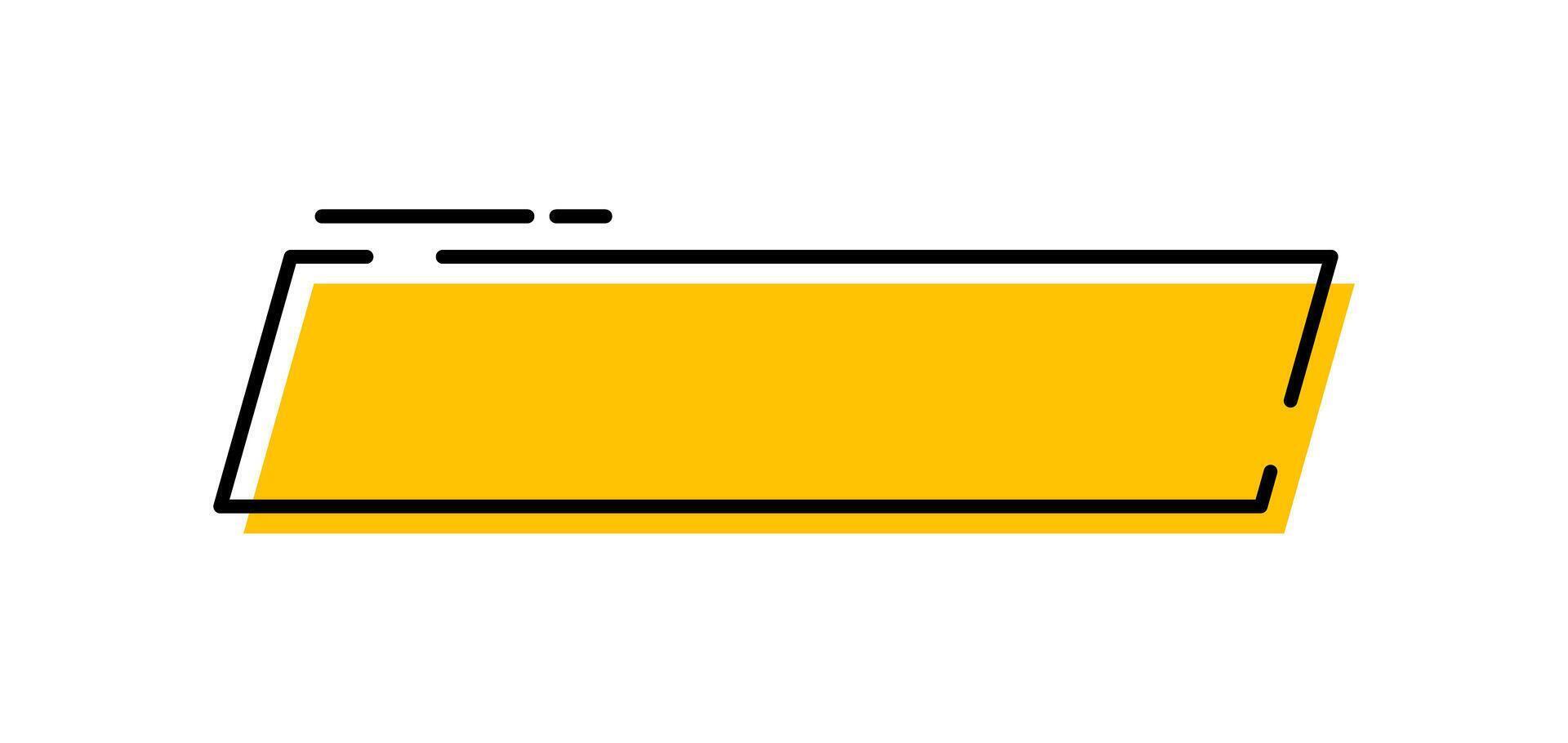 Futuristic lower third interface illustration. overlay element. vector