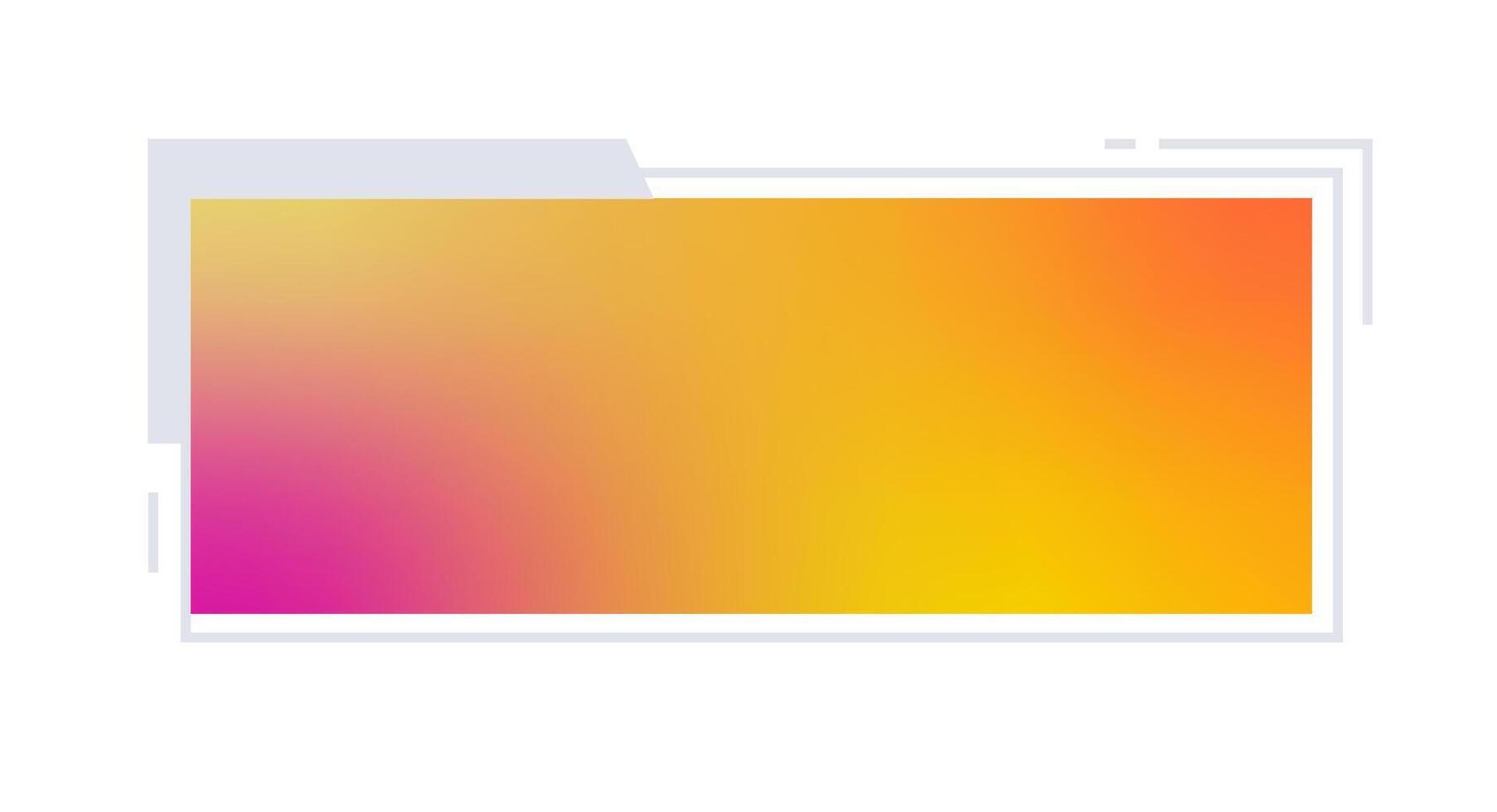 Futuristic element illustration. Colorful lower third overlay. vector