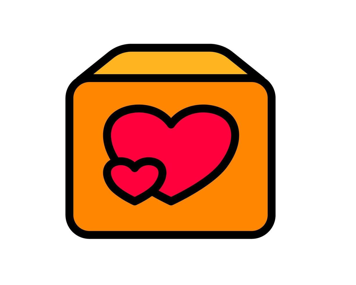 illustration of marking a product as a favorite or highly desired by the user vector