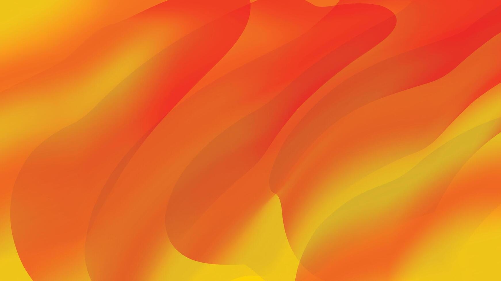 Abstract background orange red yellow black grainy gradient, wide banner shape vivid color flow sound texture effect background design vector
