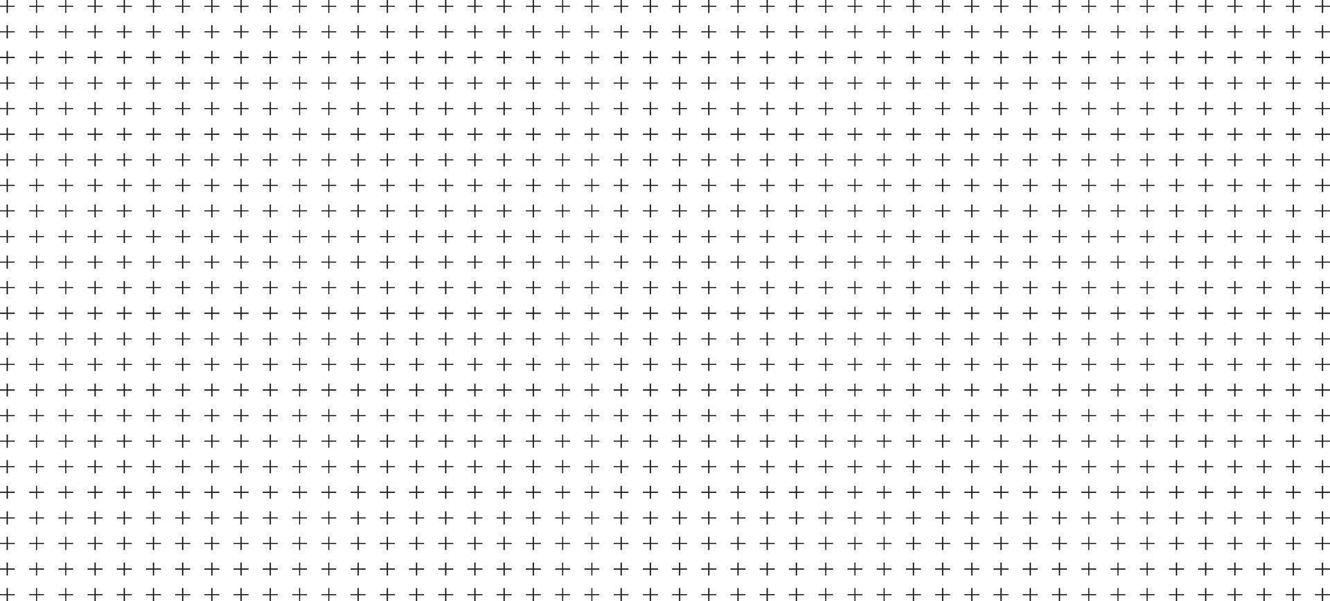cross sign pattern with plus. cross and plus design for pattern and background. seamless pattern with plus sign. symbol decoration illustration. Geometric plus grid pattern vector