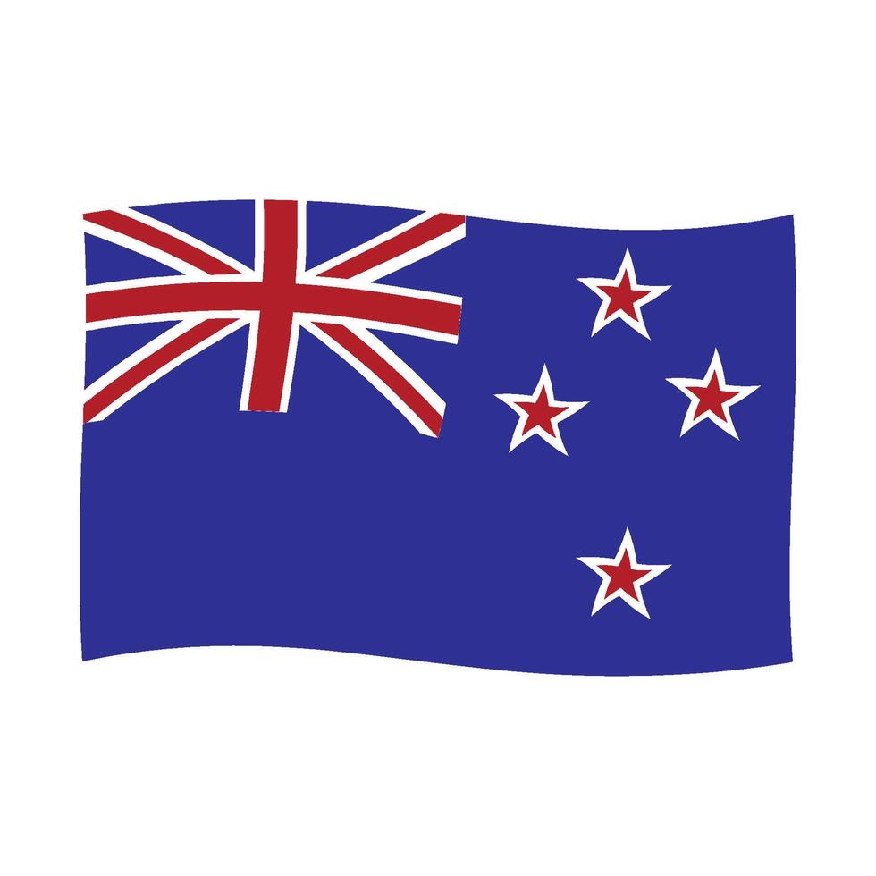 New Zealand country flag vector