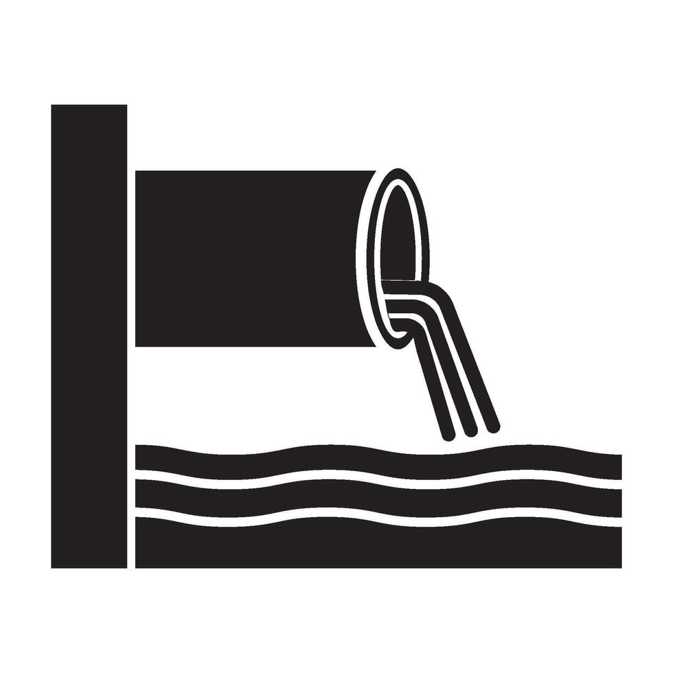 drainage system icon vector