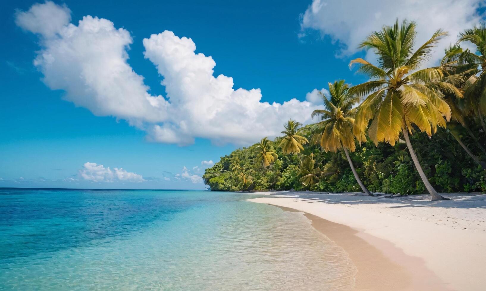Tropical Serenity Pristine Beach and Azure Waters photo