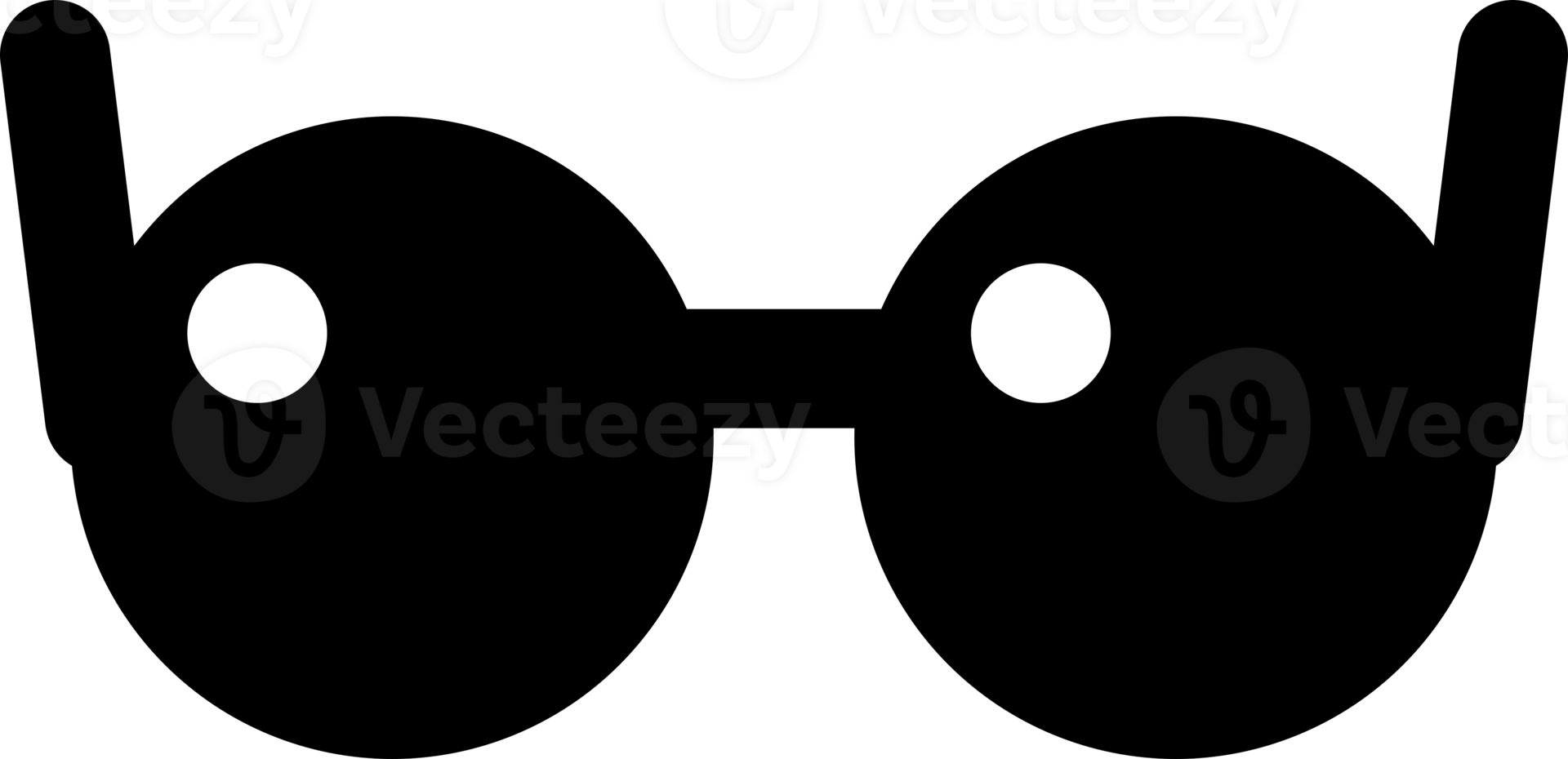 Black glasses icon png