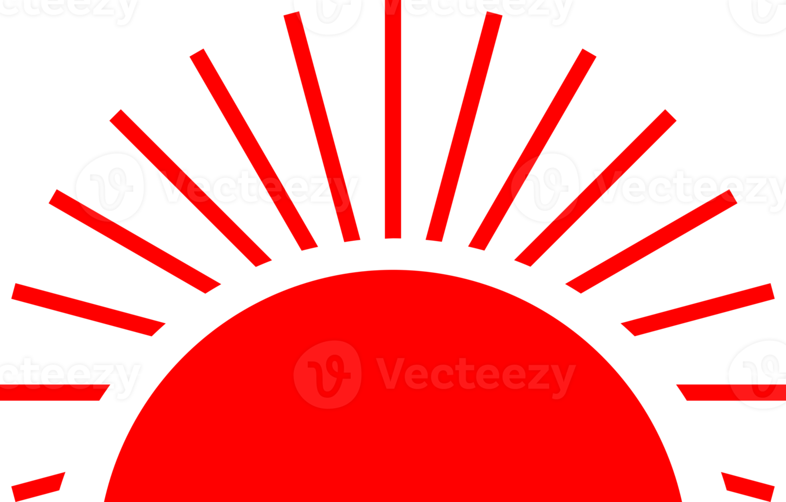 sun with sunshine light icon png