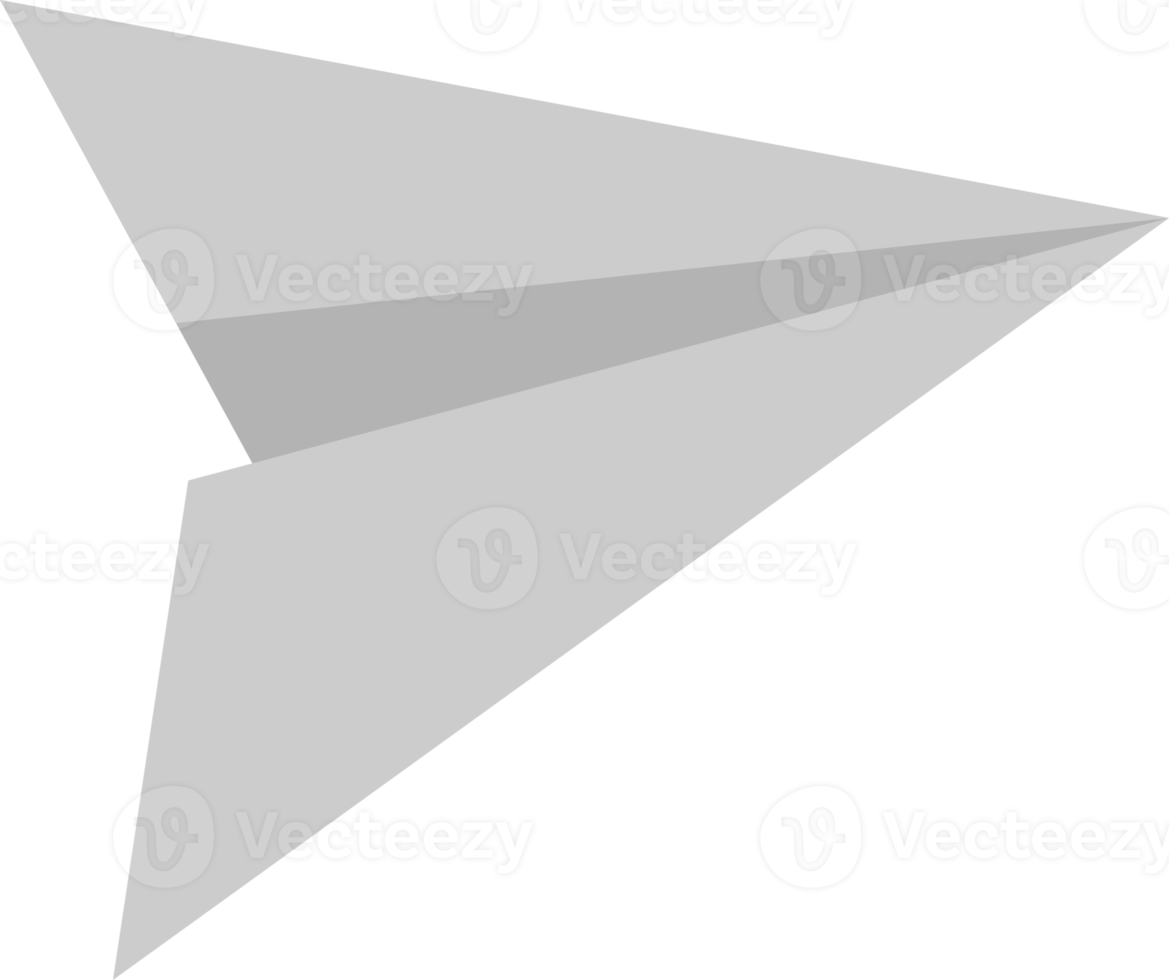 origami paper airplane flying icon png