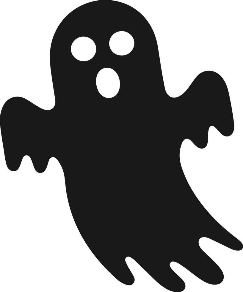 Halloween funny ghost icon vector