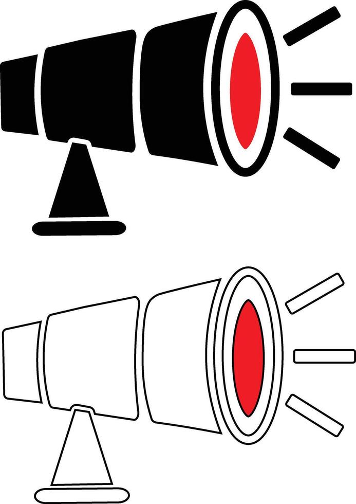 Announced Icon Symbol design. vector