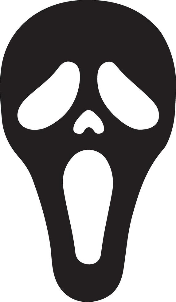 Spooky Skull Halloween Design vector