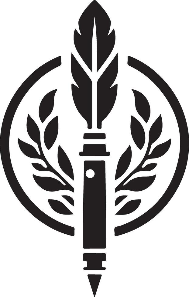 The Symbolic Power of the Feather Quill in Literature and Art vector
