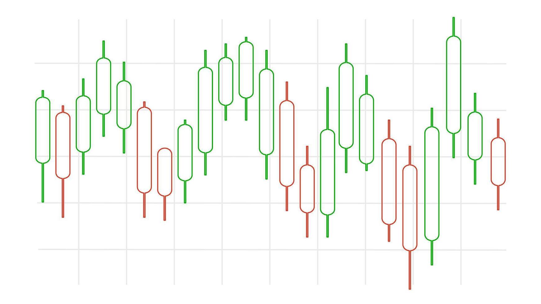 a graph showing the number of times each bar is displayed vector