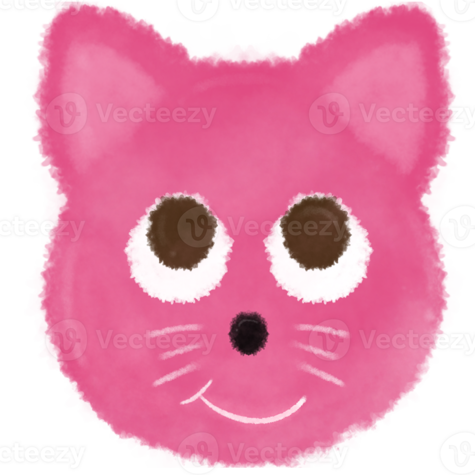 face cat mood looks up png