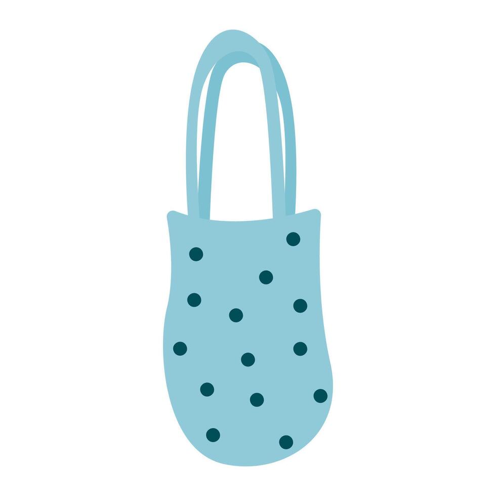 Eco friendly eco bag isolated vector