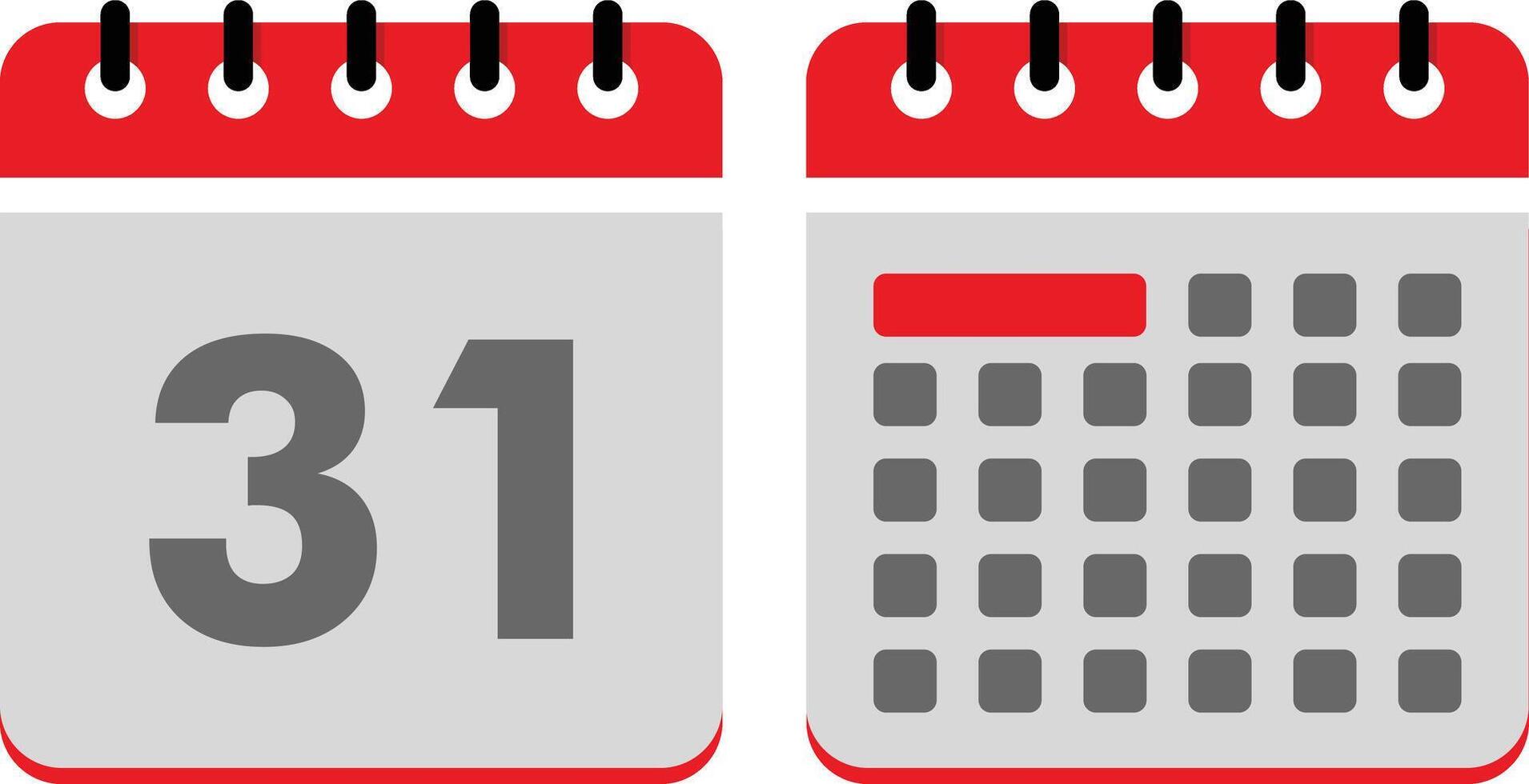 Schedule Calendar data planner icon illustration vector