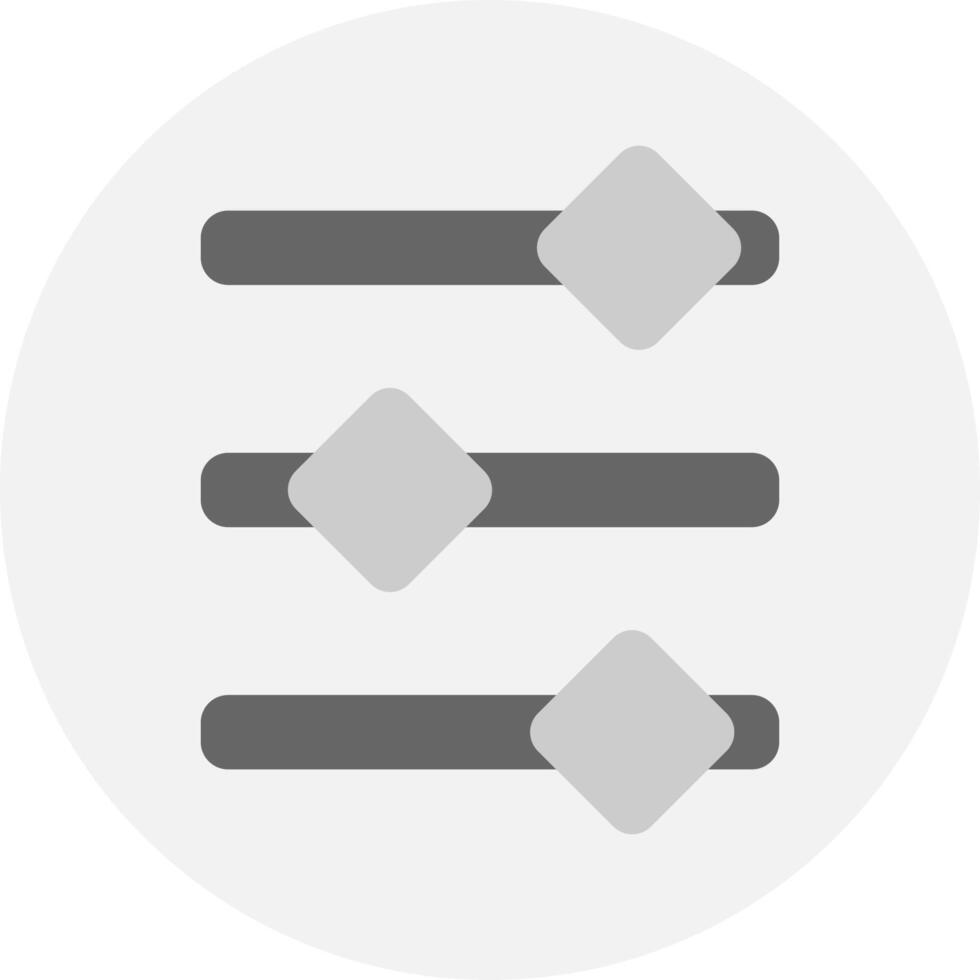 Minimalist audio equalizer icon. Minimalist audio equalizer button. vector