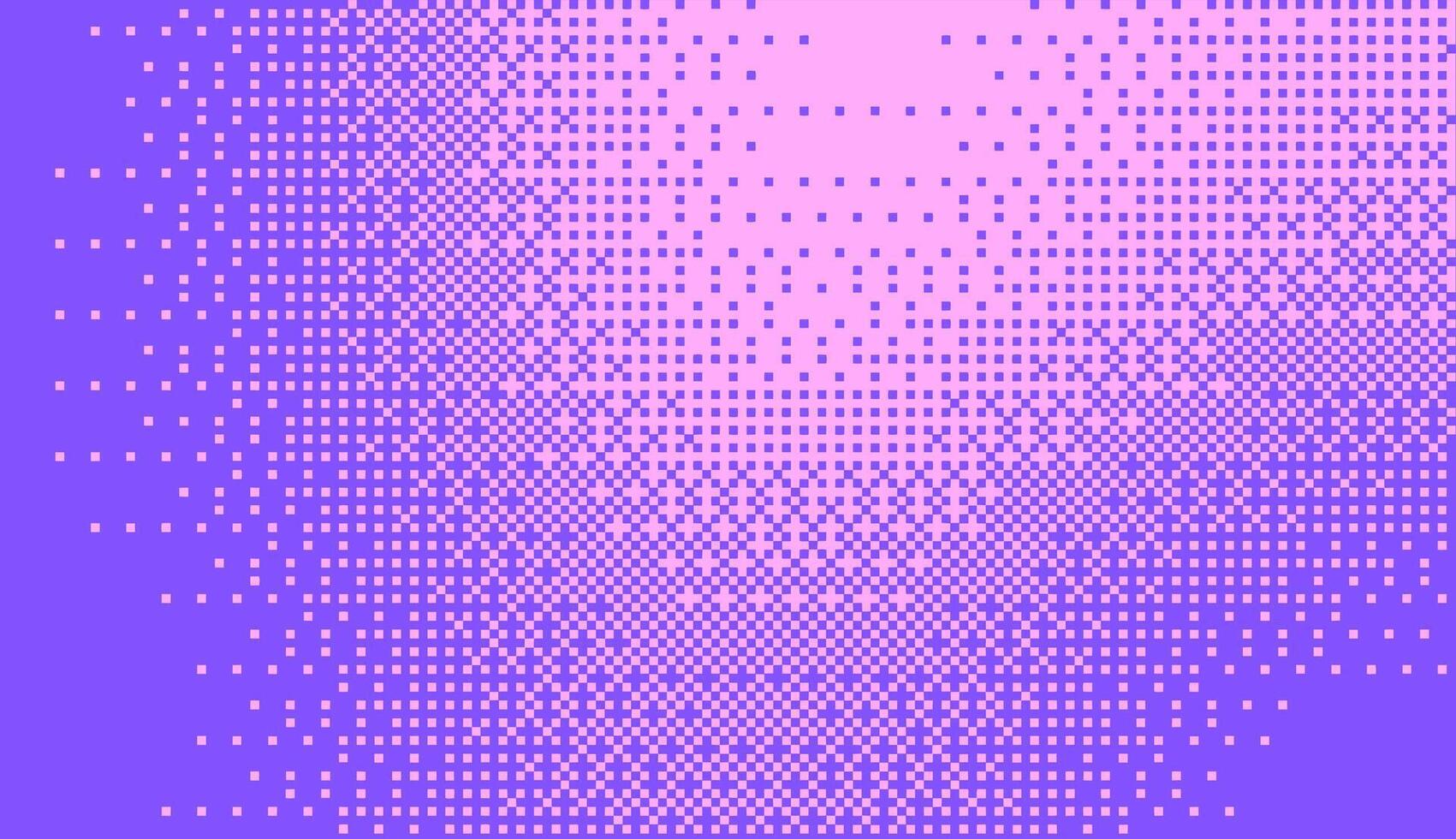 Abstract bitmap purple gradient background. Violet spotted texture. Retro pixelated textured backdrop. vector