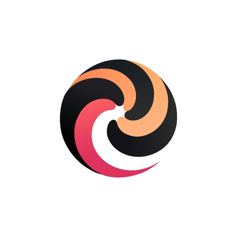 The design of the logo, simple basic colors. vector