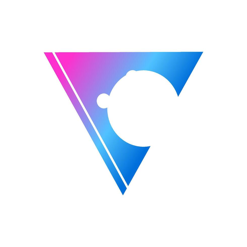 Abstract logo on white background vector