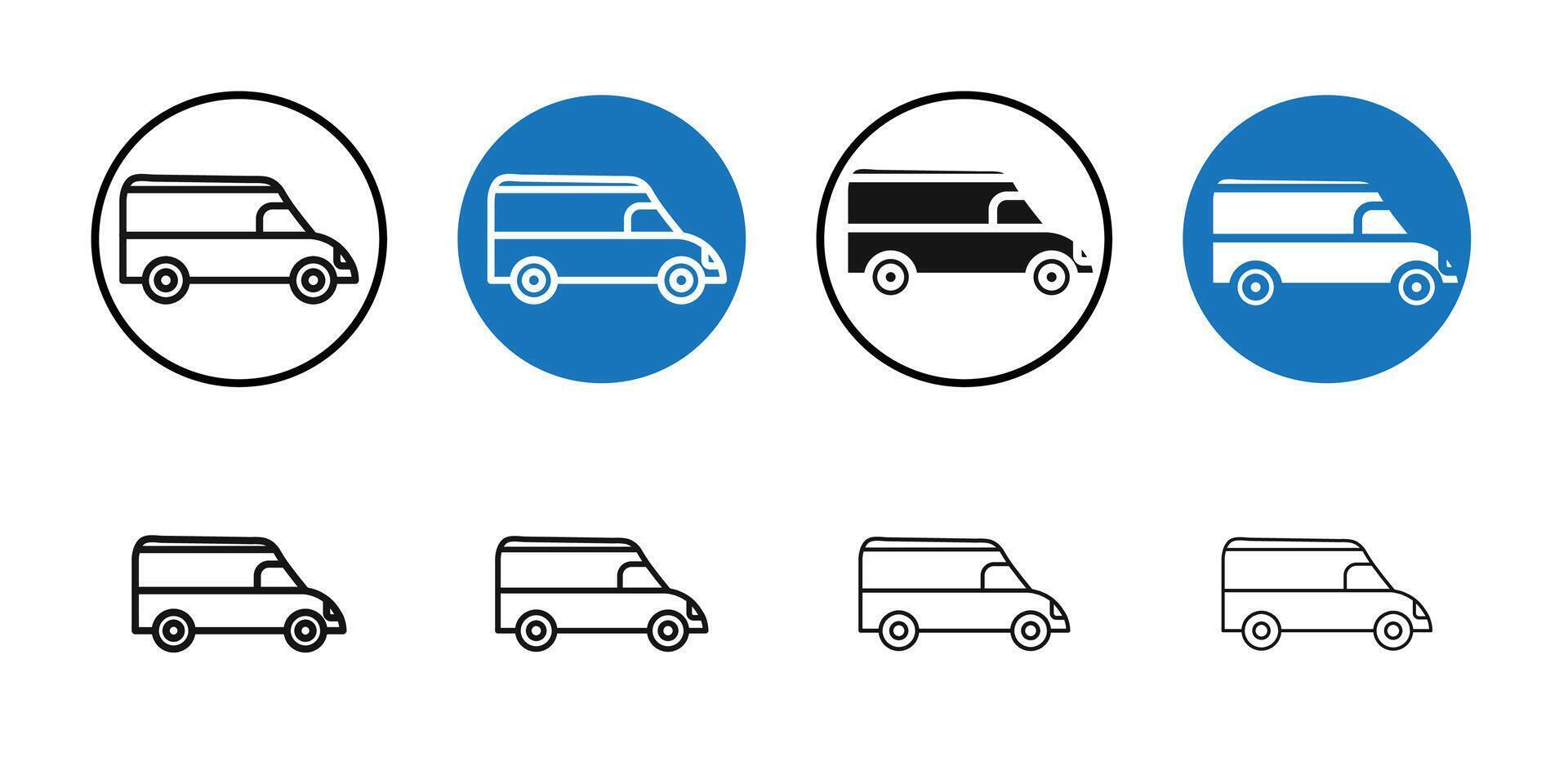 Express icon Thin line art collection vector