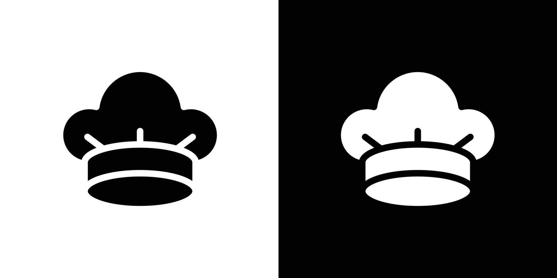 Chef hat icon Art design illustration vector