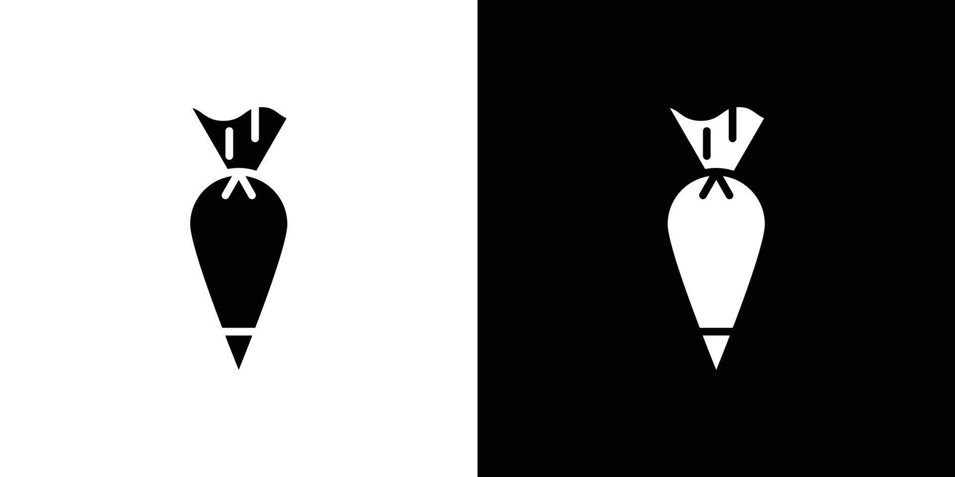 Pastry bag icon Art design illustration vector