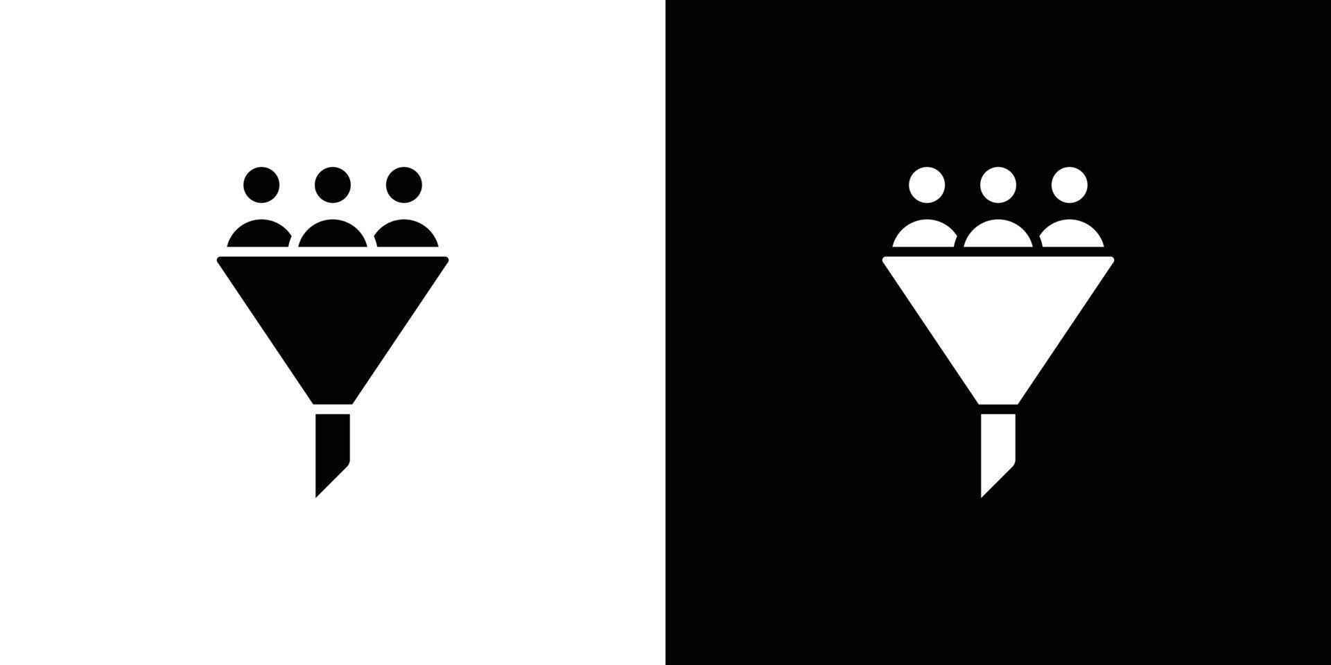 Lead conversion icon Art design illustration vector