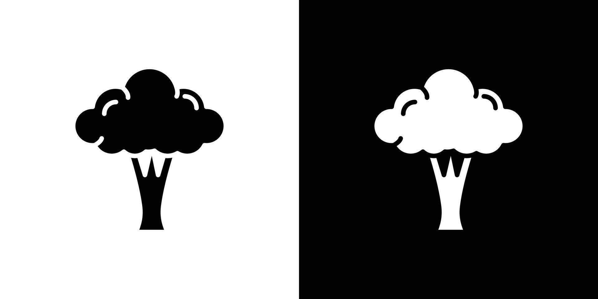 Broccoli icon Art design illustration vector