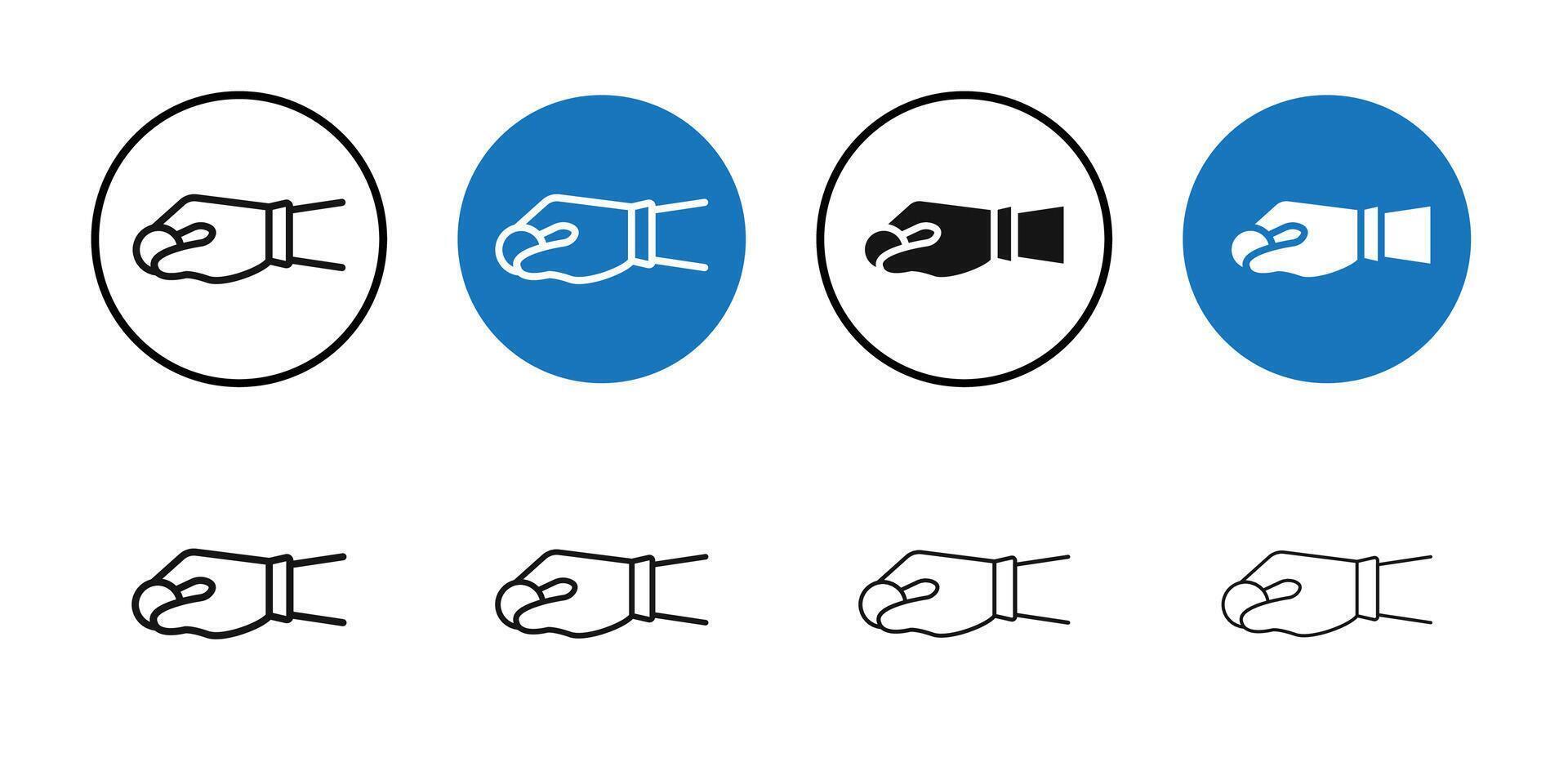 Donate icon Thin line art collection vector