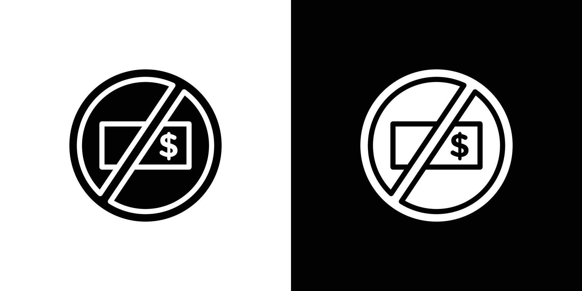 Stop Corruption icon Flat art illustration in outline vector
