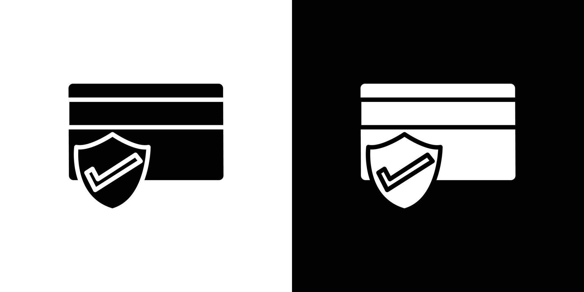 secure checkout icon Flat art illustration in outline vector