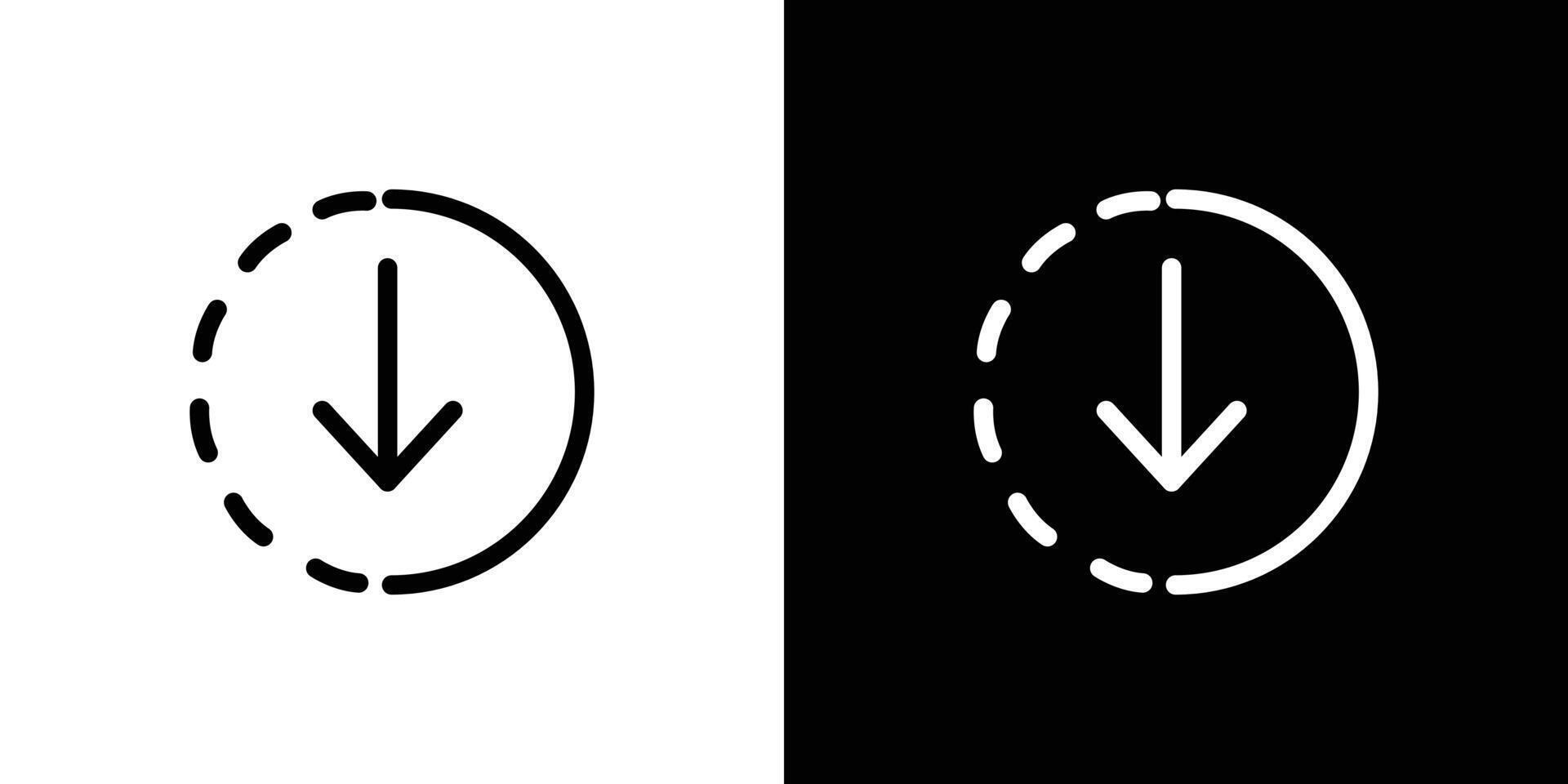 submit progress icon Flat art illustration in outline vector