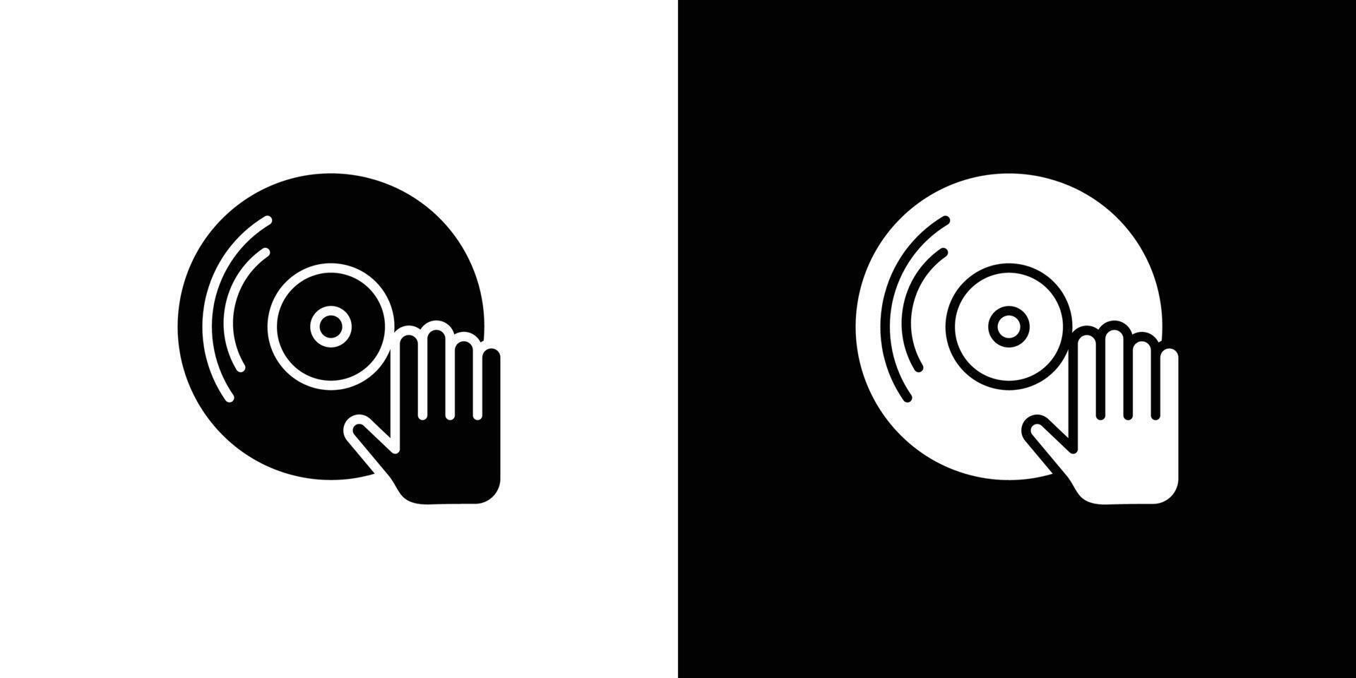 Dj icon Art design illustration vector