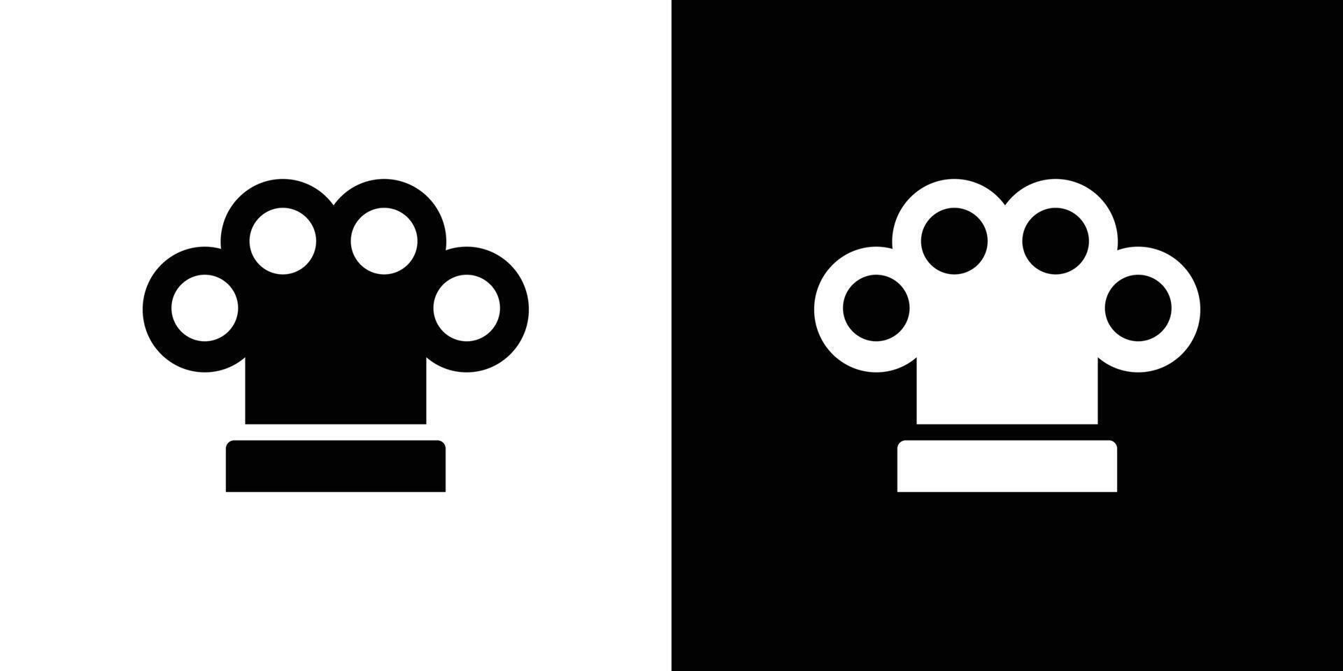 brass knuckles icon set illustration vector